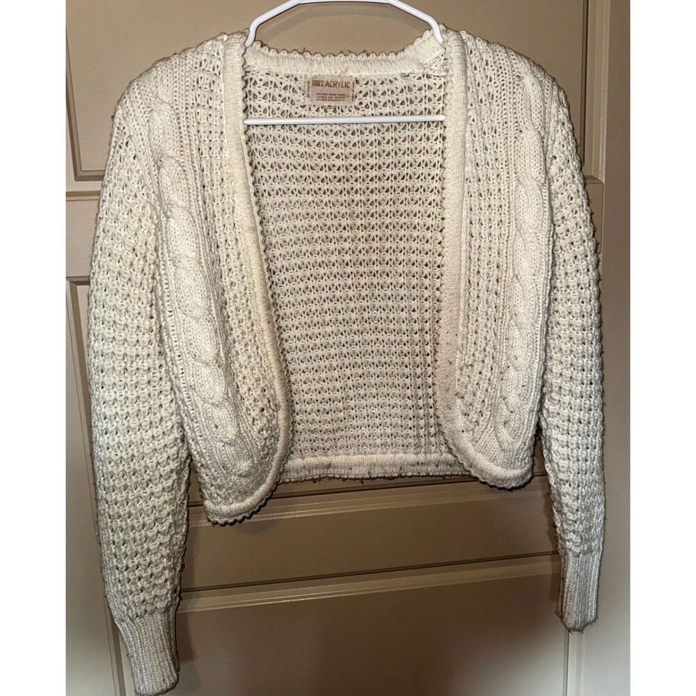 Vintage 100% Acrylic Small Women's Knitted Top